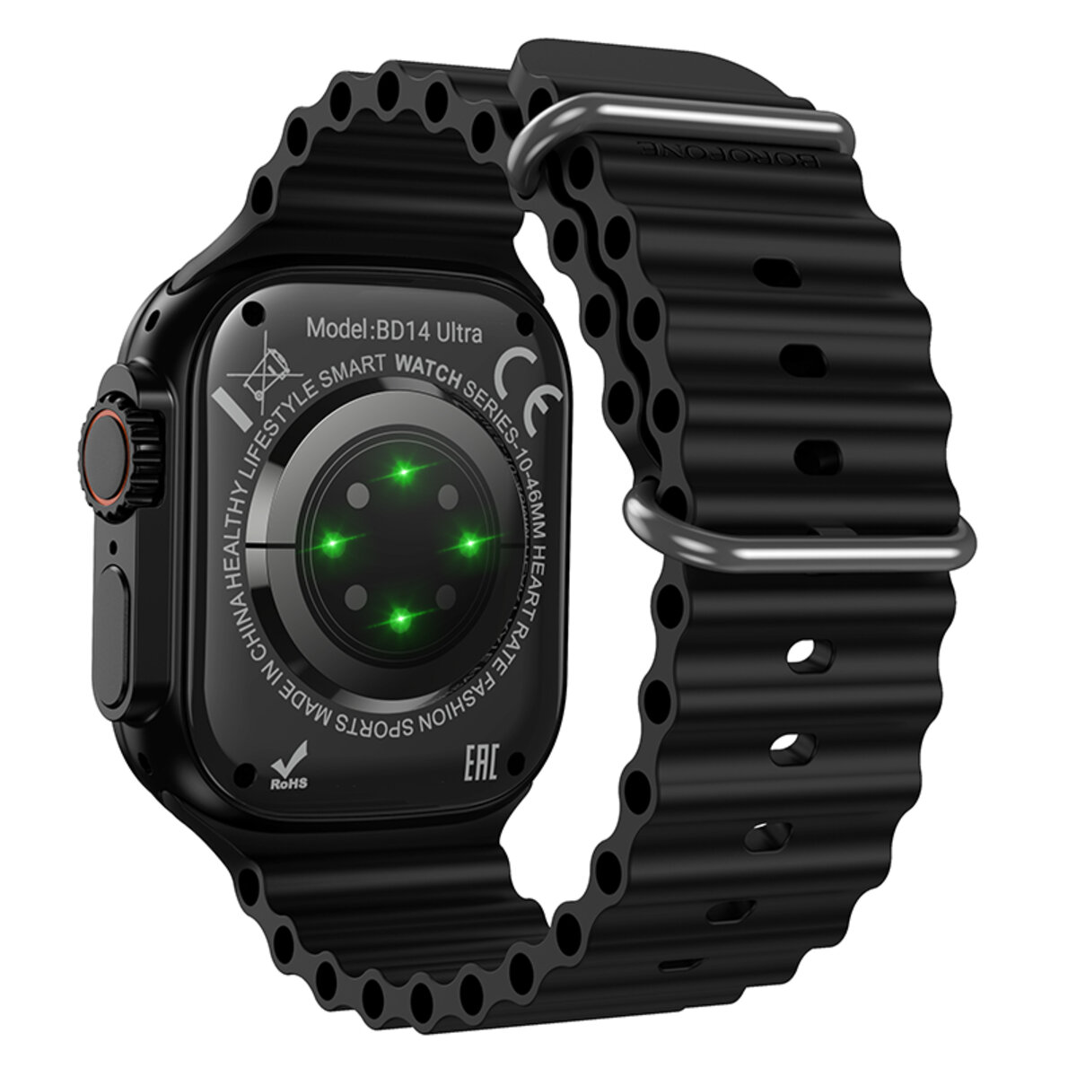 Смарт-годинник BOROFONE BD14 Ultra 51mm. 180 mAh. Smart sports watch(call version) Black на малюнкі №4