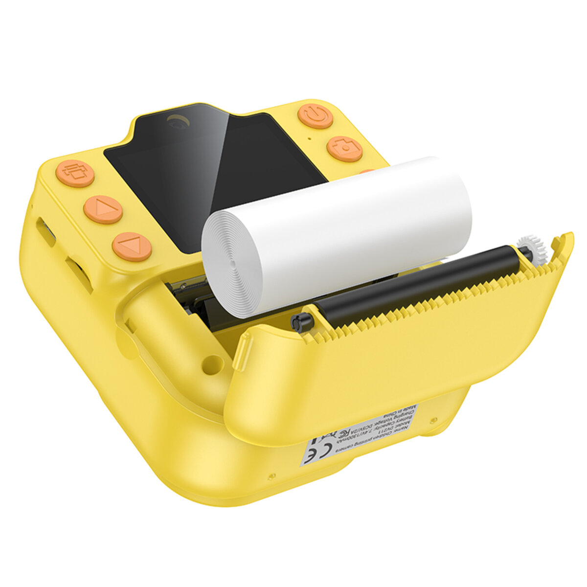 Дитяча камера HOCO DV211 1300 mAh Dual camera children printing camera Yellow на малюнкі №4