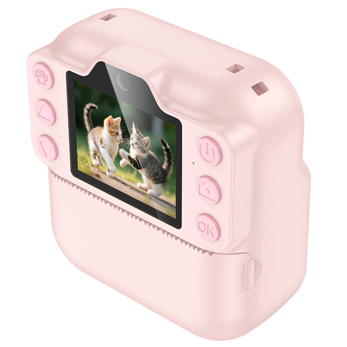 Дитяча камера HOCO DV211 1300 mAh Dual camera children printing camera Pink на малюнкі №4