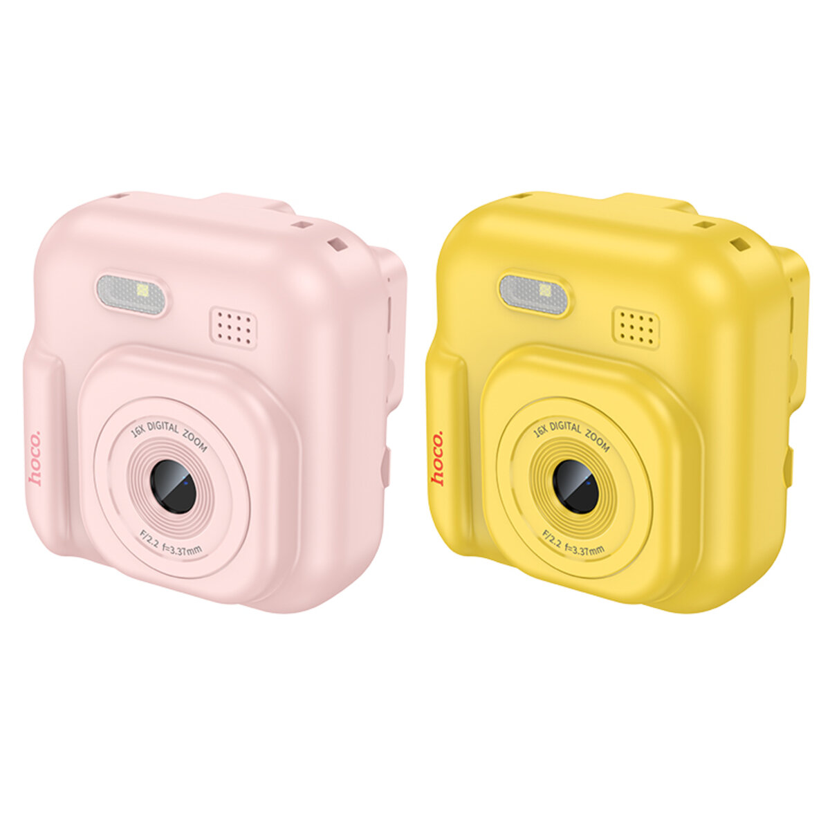 Дитяча камера HOCO DV211 1300 mAh Dual camera children printing camera Pink на малюнкі №3