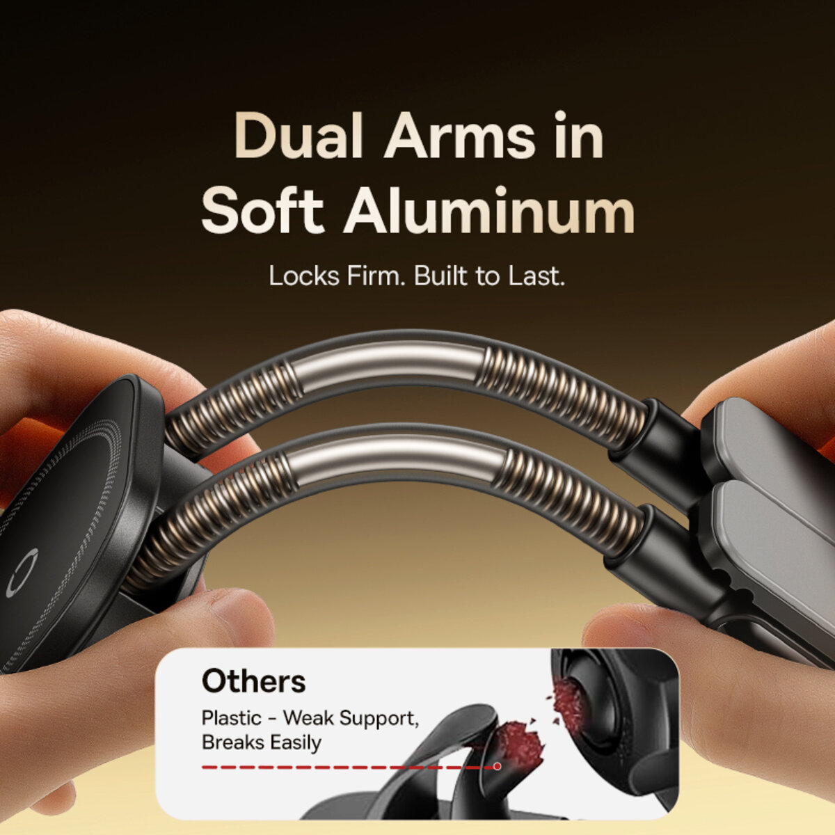 Автотримач для телефона Baseus PrimeTrip C03s Magnetic Car Mount (Stick-on Type, Cosmic Black) на малюнкі №7