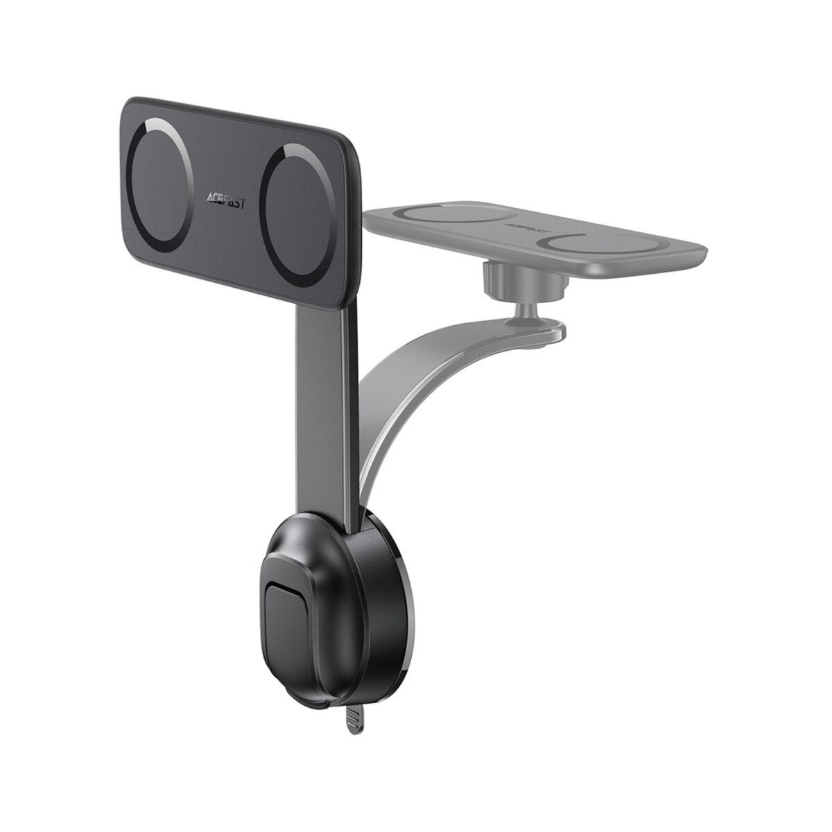 Автотримач для телефона ACEFAST D60 dual magnet car holder for dashboard Black на малюнкі №6