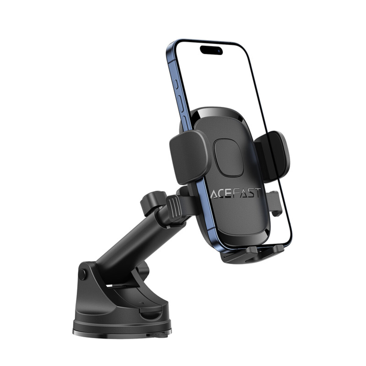 Автотримач для телефона ACEFAST D57 one-key lock car holder for dashboard Black на малюнкі №4