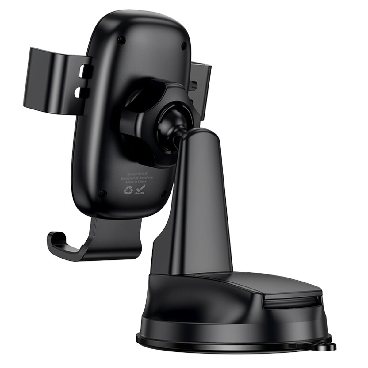 Автотримач для телефона BOROFONE BH130 Follower gravity car holder(center console) Black на малюнкі №5