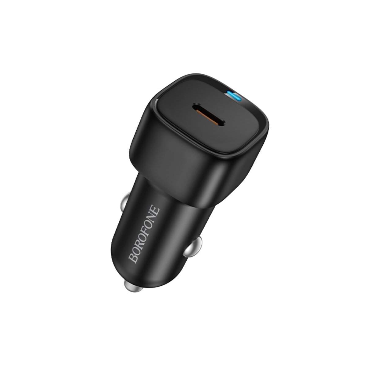 Автомобільний зарядний пристрій BOROFONE BZ34A Cloud single port PD20W car charger Black на малюнкі №1