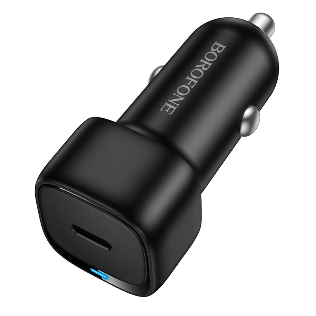 Автомобільний зарядний пристрій BOROFONE BZ34A Cloud single port PD20W car charger Black на малюнкі №3