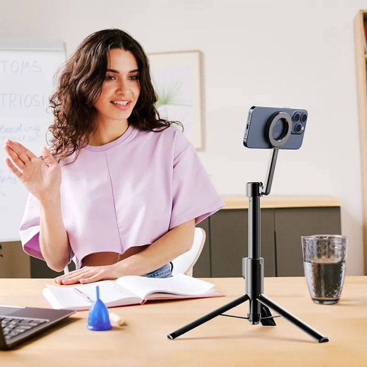 Селфі-монопод Ulanzi MG-003 Magnetic Selfie Stick Pro Black на малюнкі №8