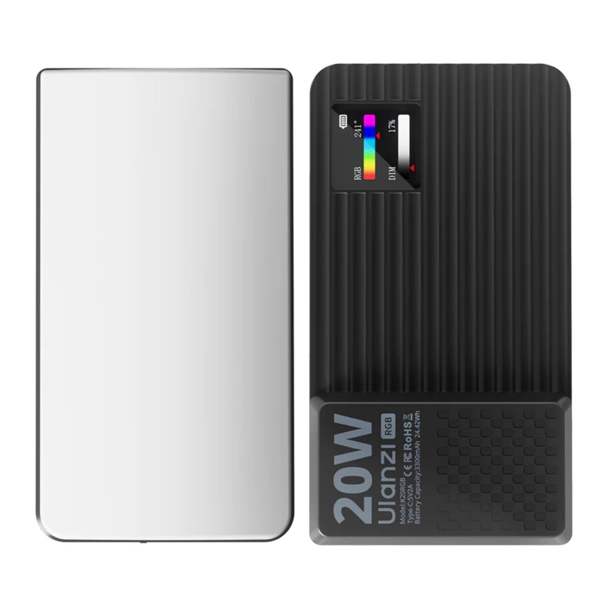 Накамерне світло Ulanzi K20 RGB 20W  Panel light на малюнкі №1