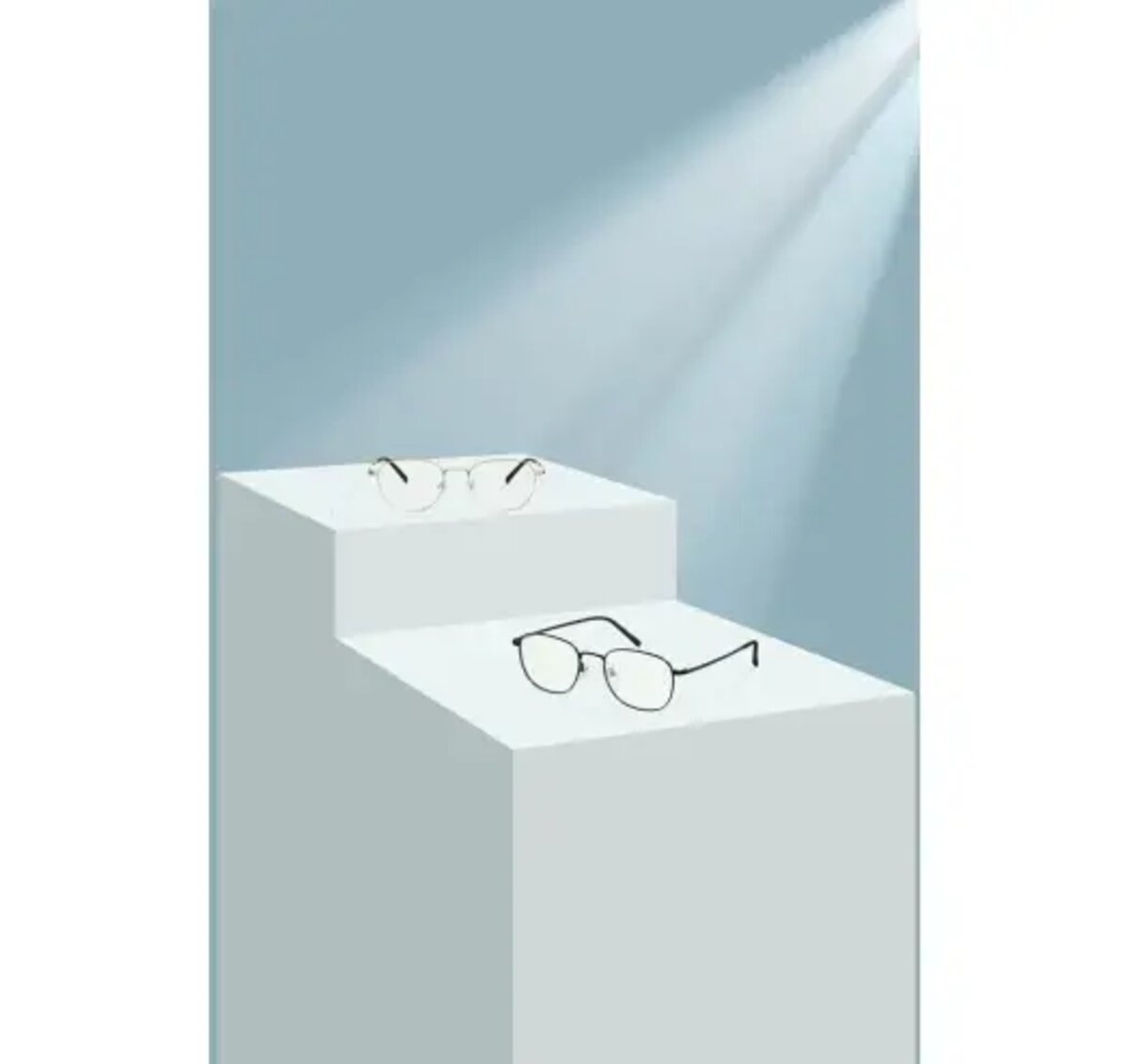 Компютерні окуляри Xiaomi Blue Light Blocking Glasses (Gold) на малюнкі №7