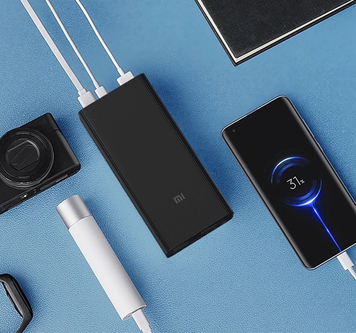 Зовнішній акумулятор Xiaomi 18W Power Bank 30000mAh GL на малюнкі №6