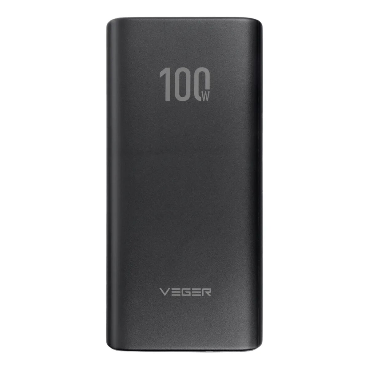 Зовнішній акумулятор VEGER 20000 mAh PD QC3.0 5A 100W T100 (W2032C-100) black на малюнкі №1