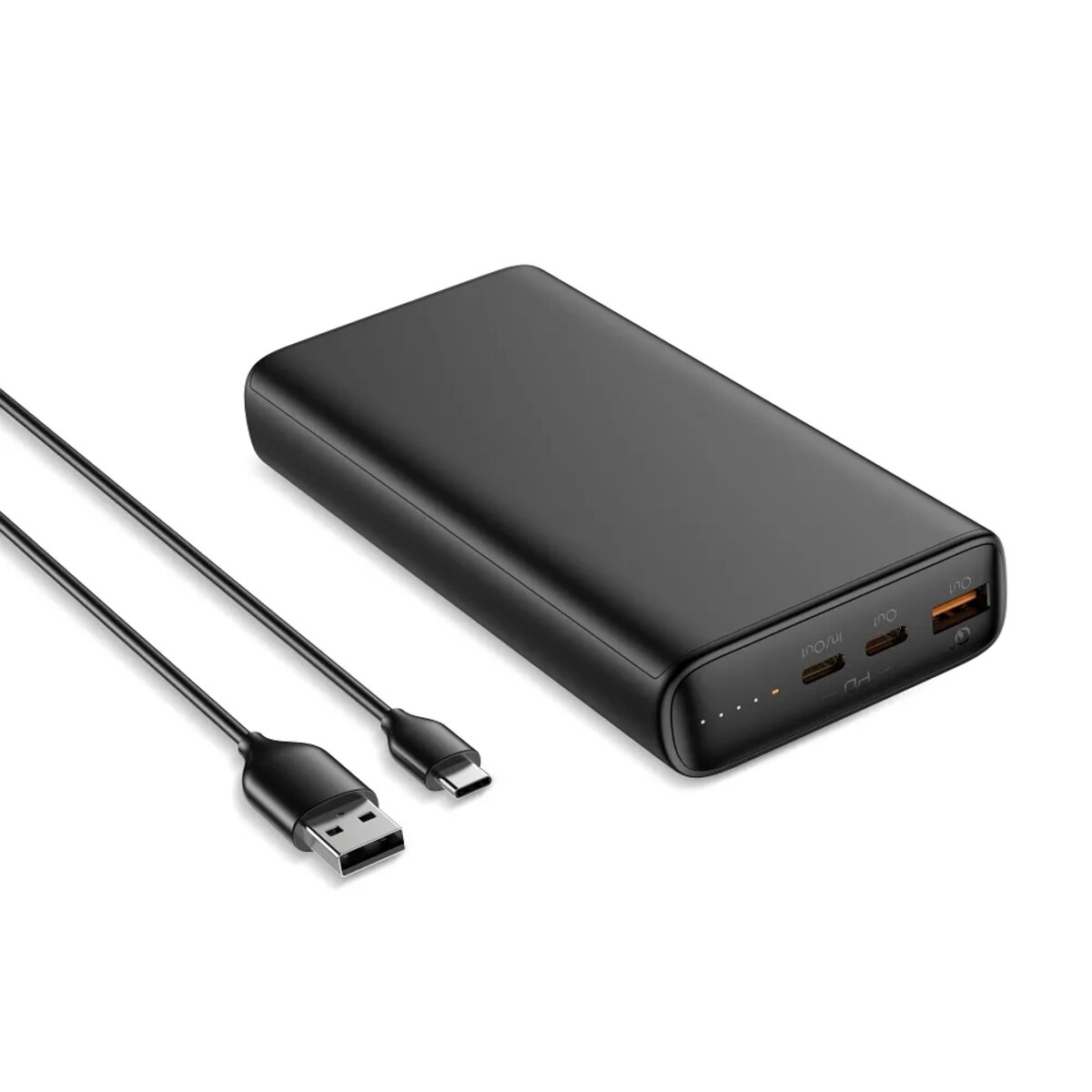 Зовнішній акумулятор VEGER 20000 mAh PD QC3.0 5A 100W T100 (W2032C-100) black на малюнкі №7