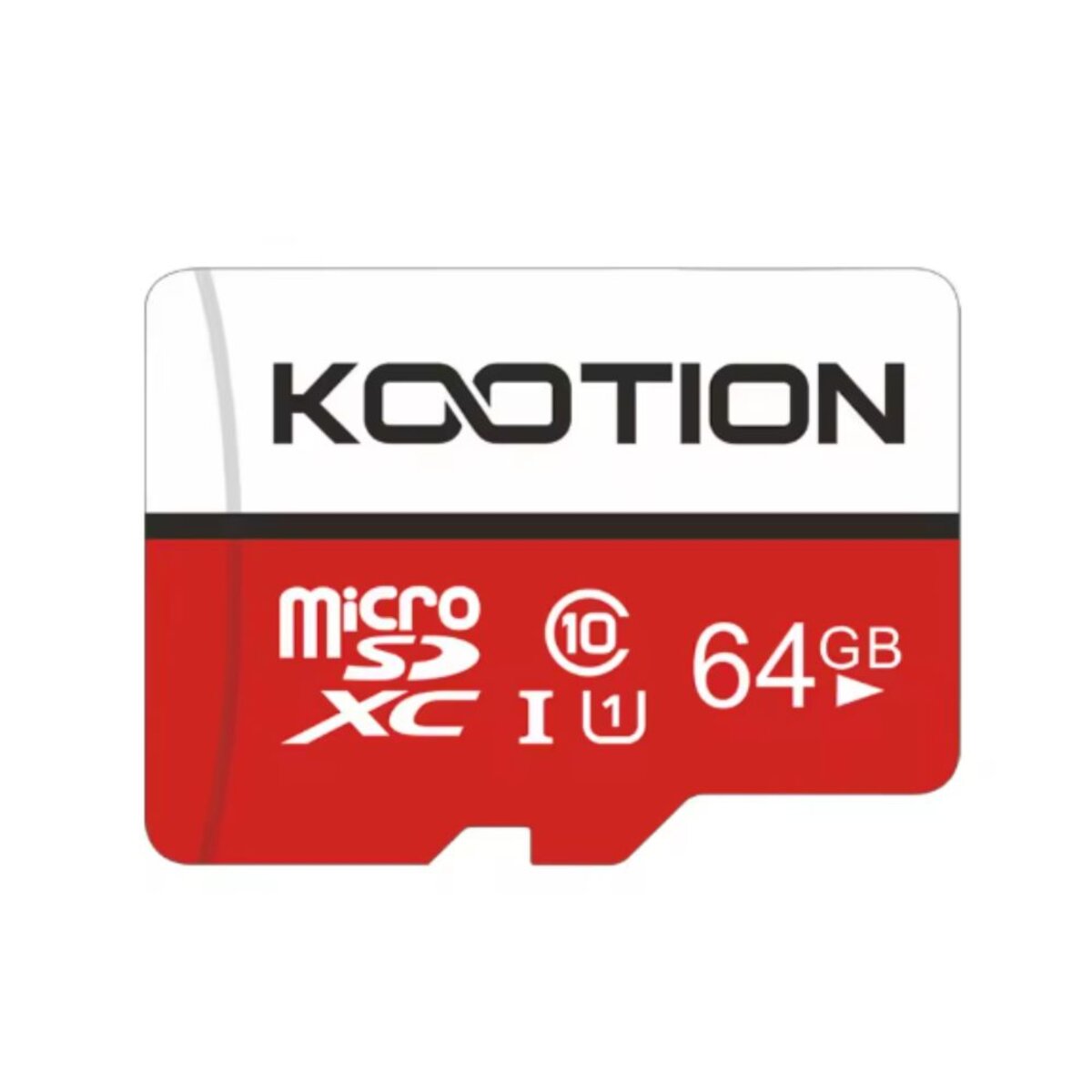 Карта памяті microSDXC (UHS-1) Kootion 64Gb class 10 (adapter SD) на малюнкі №1