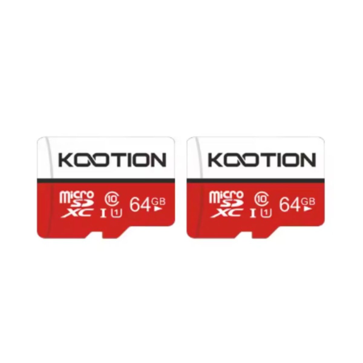 Карта памяті microSDXC (UHS-1) Kootion 64Gb class 10 (adapter SD) (2pcs) на малюнкі №1