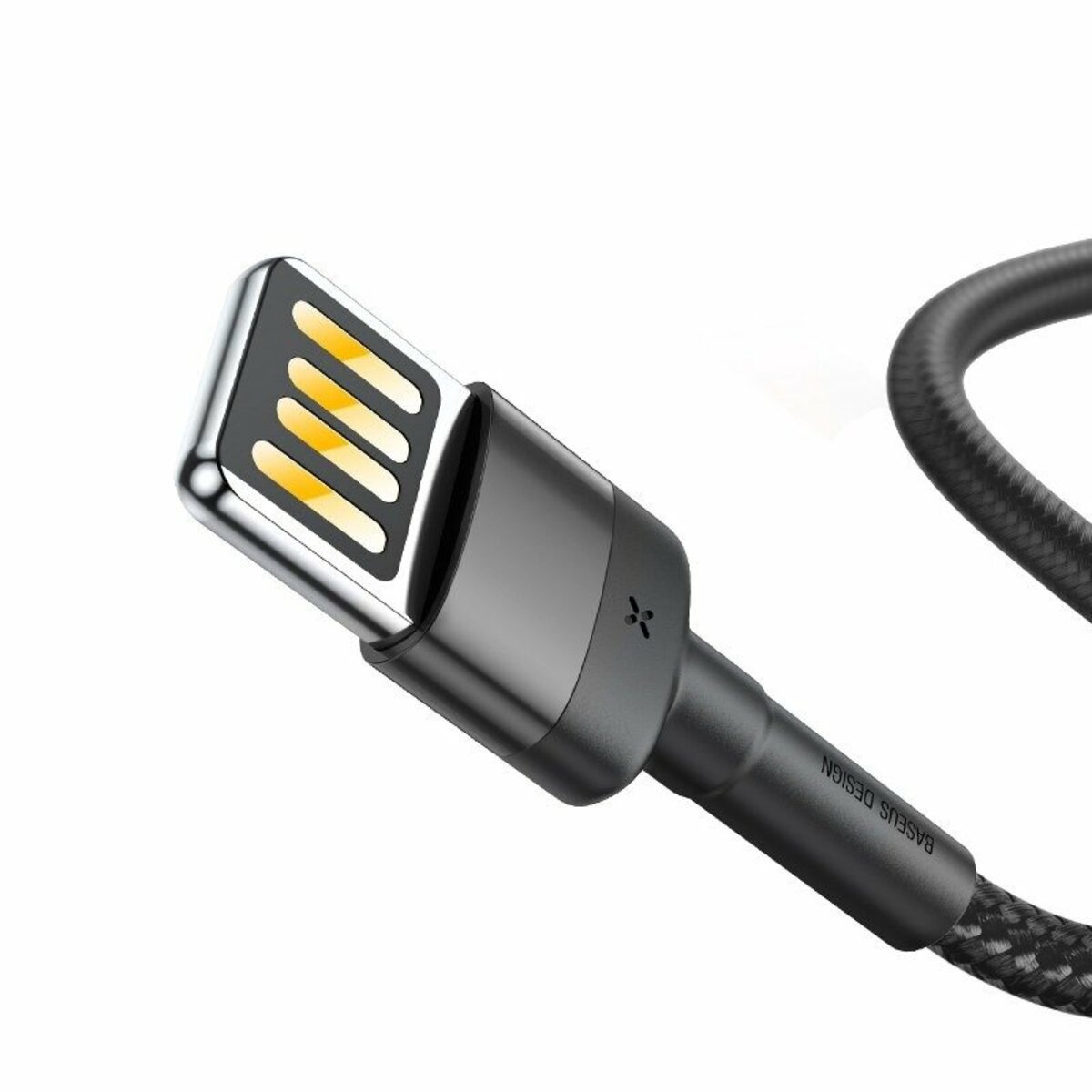 Кабель Baseus Cafule Cable（Special Edition）USB For iP 1m Grey+Black на картинке №3