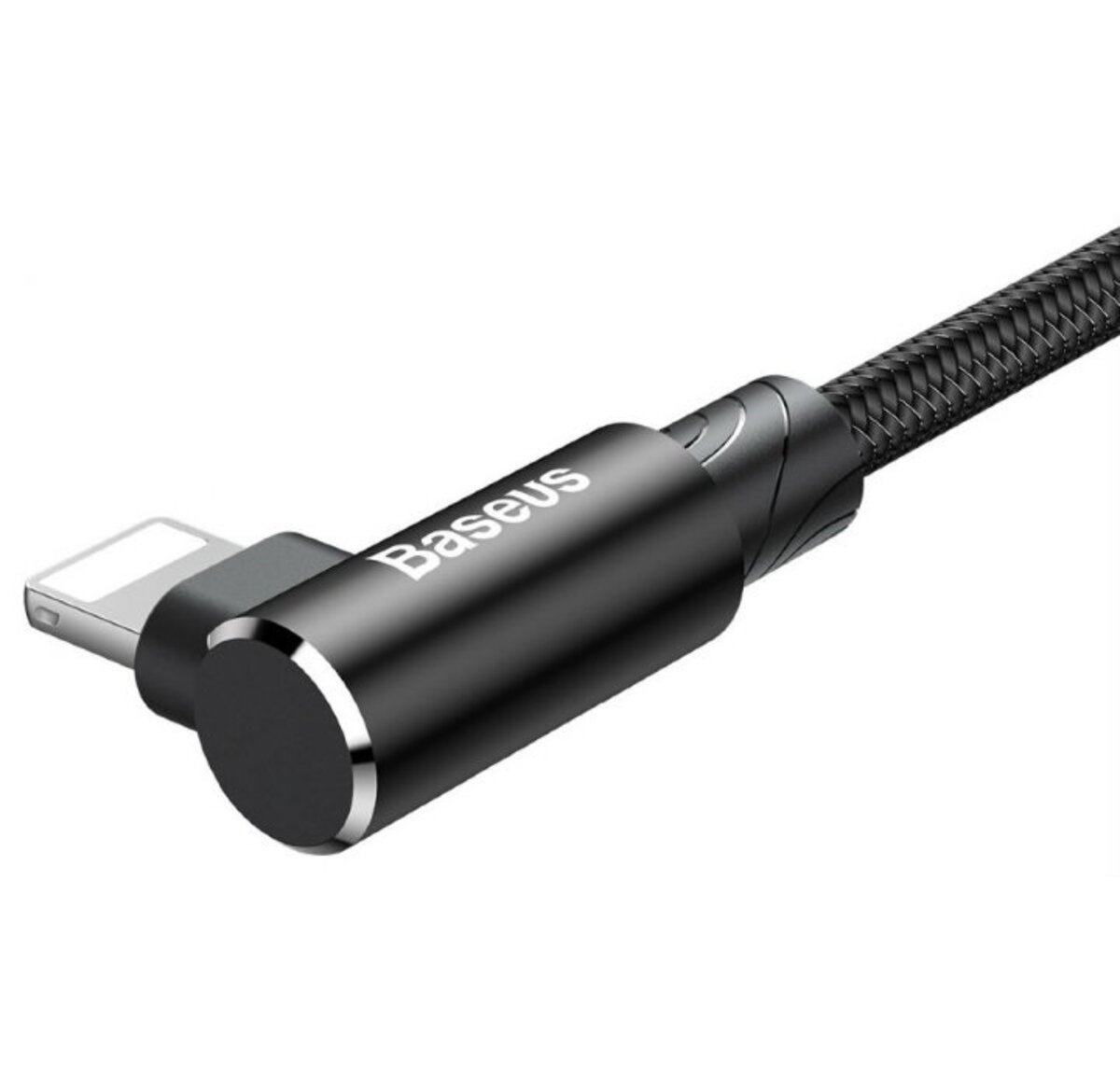 Кабель Baseus MVP Elbow Type Cable USB For IP 2A 1m Black Фотографія №3 Кабель Baseus MVP Elbow Type Cable USB For IP 2A 1m Black на малюнкі №3