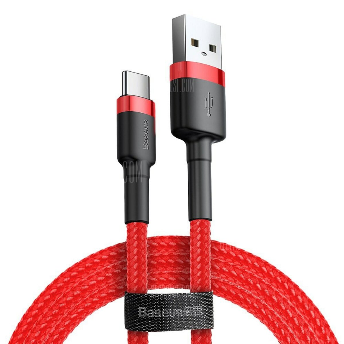 Кабель Baseus Cafule Cable USB For Type-C 3A 2m Red+Red на малюнкі №1