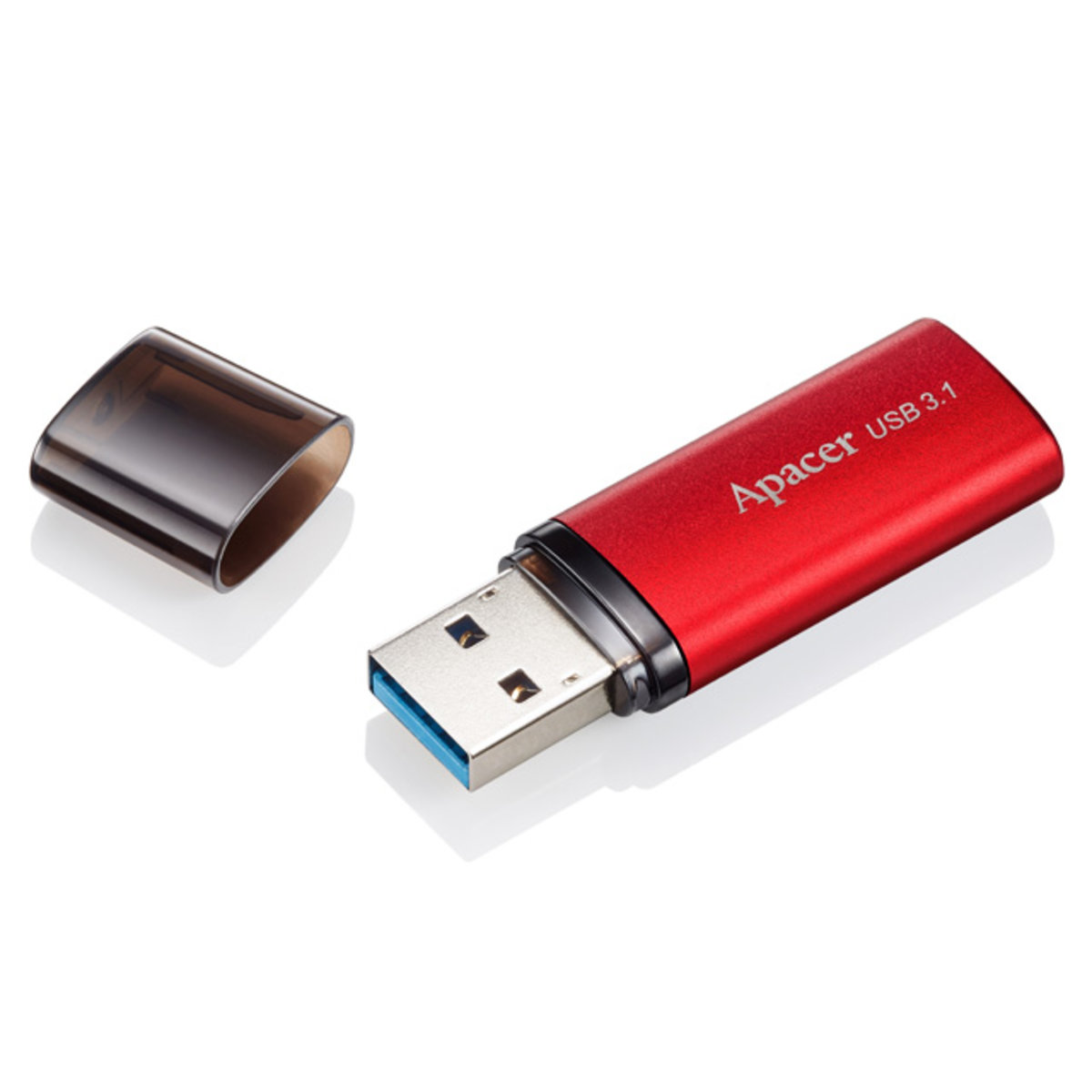 Флеш-накопичувач Apacer USB 3.1 AH25B 128Gb Red (AP128GAH25BR-1) на картинке №2