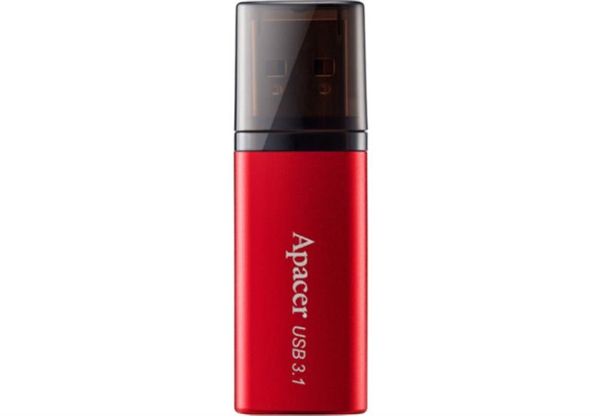 Флеш-накопичувач Apacer USB 3.1 AH25B 128Gb Red (AP128GAH25BR-1) на картинке №1