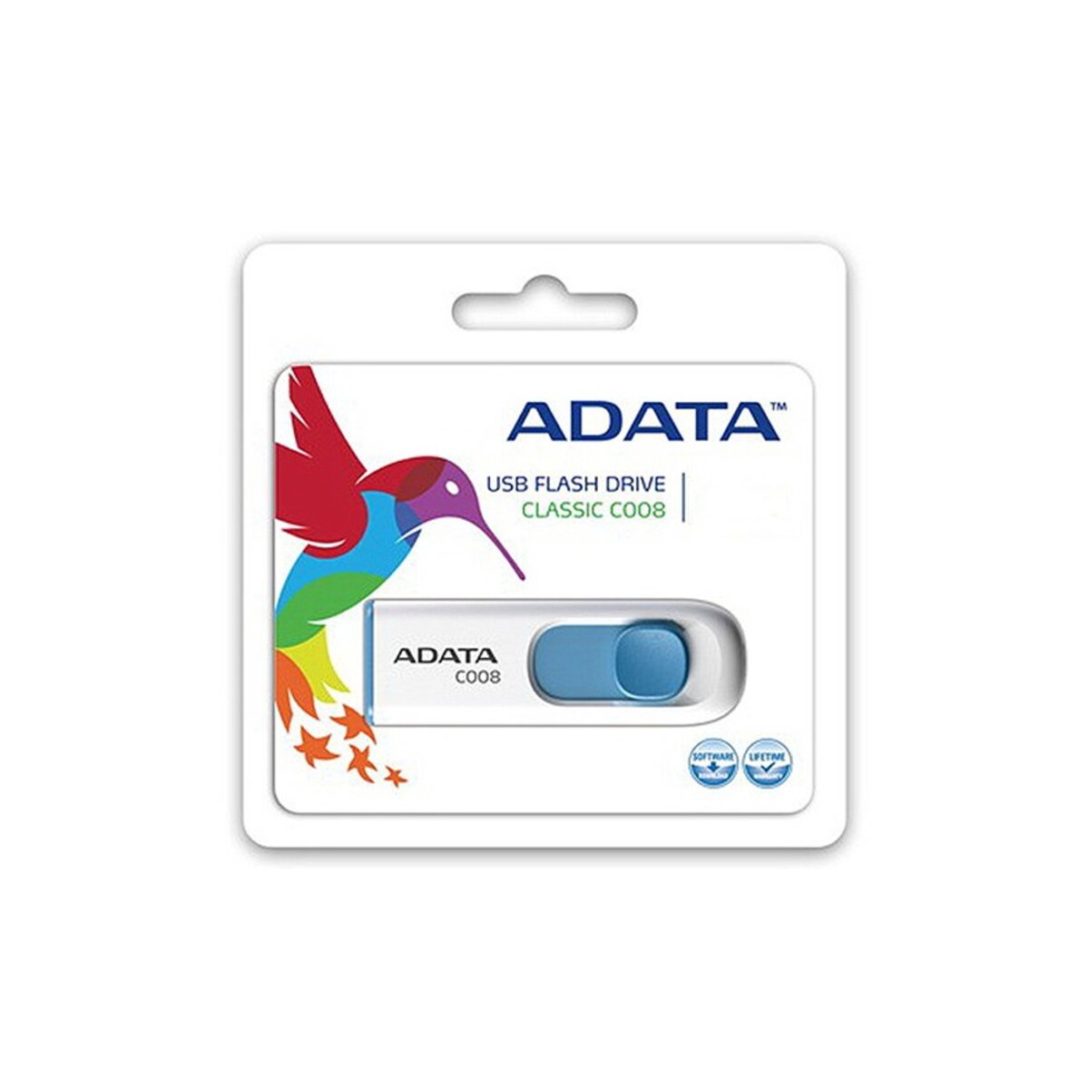 Flash A-DATA USB 2.0 C008 32Gb White/Blue (AC008-32G-RWE) Фотография №5 Flash A-DATA USB 2.0 C008 32Gb White/Blue (AC008-32G-RWE) смотреть фото №5