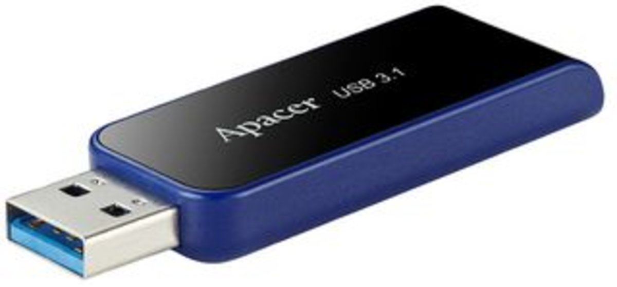 Flash Apacer USB 3.1 AH356  32GB Black (AP32GAH356B-1) смотреть фото №2