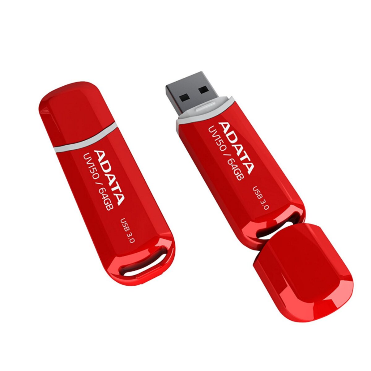 Флеш-накопичувач ADATA USB 3.2 AUV 150 64Gb Red на малюнкі №1