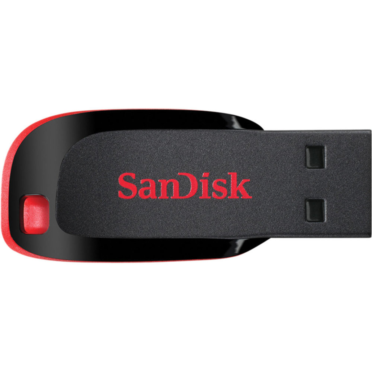 Флеш-накопичувач SanDisk USB 2.0 Cruzer Blade 64Gb Black/Red (SDCZ50-064G-B35) на картинке №1